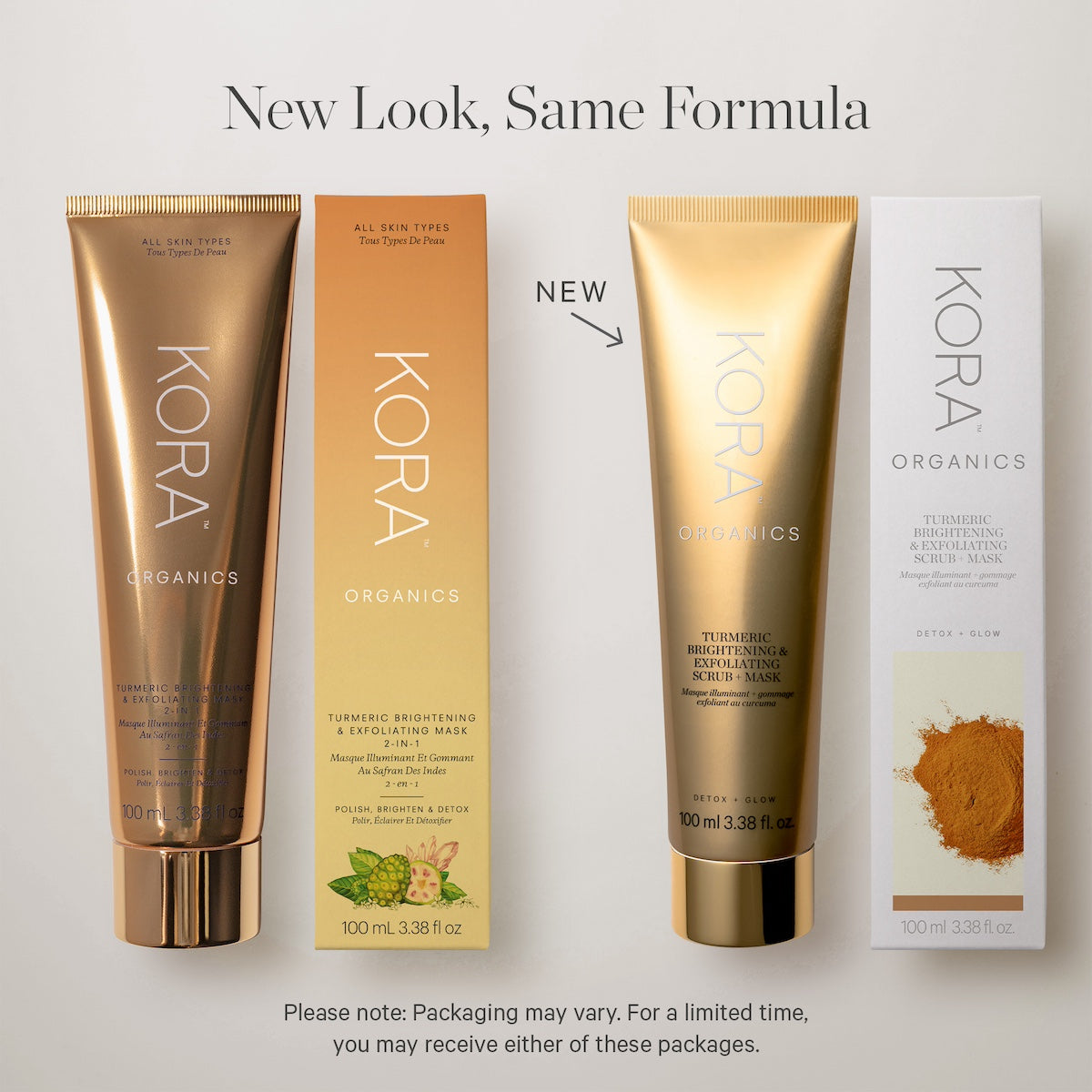Turmeric Brightening & Exfoliating Mask